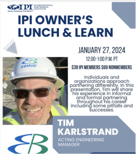 IPI Owner's Lunch & Learn Tim Karlstrand